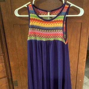 Bellamie Boho tank top with fitted chest